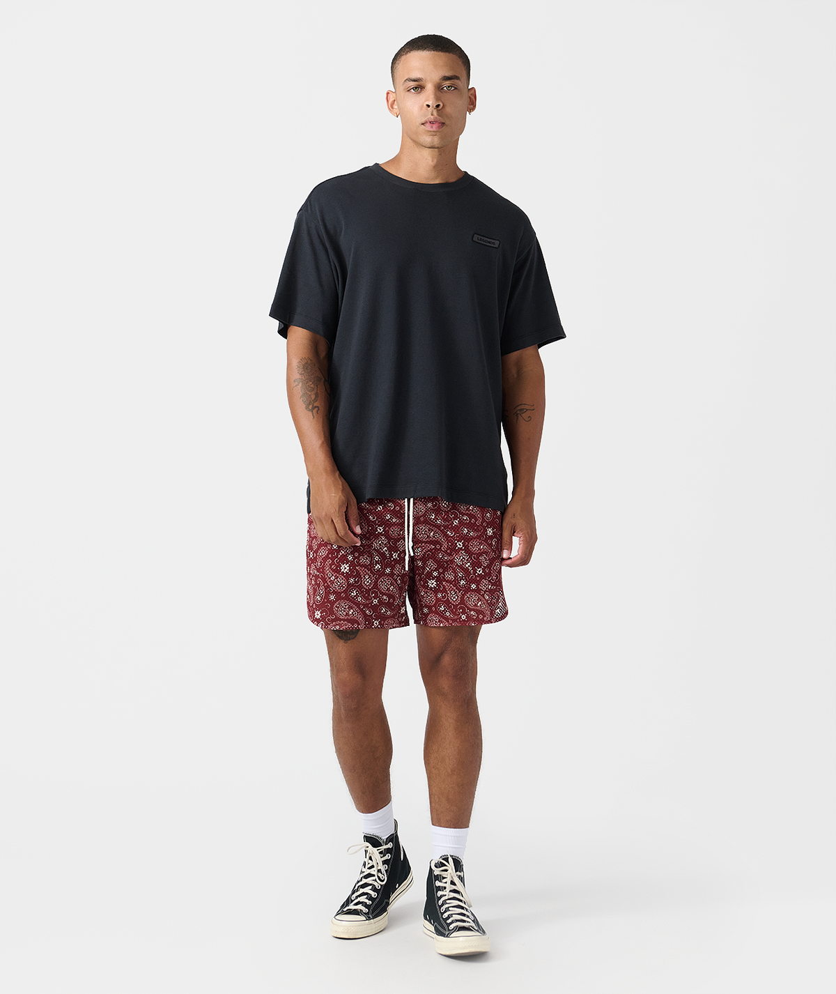 Luka Mesh Short Crimson Paisley - 7