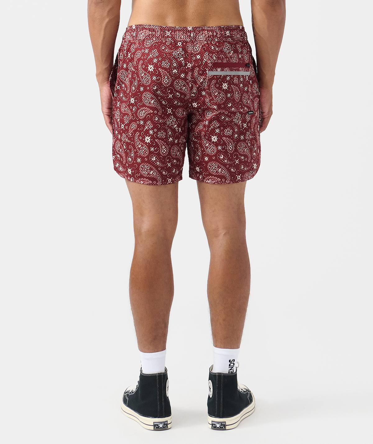 Luka Mesh Short Crimson Paisley - 3