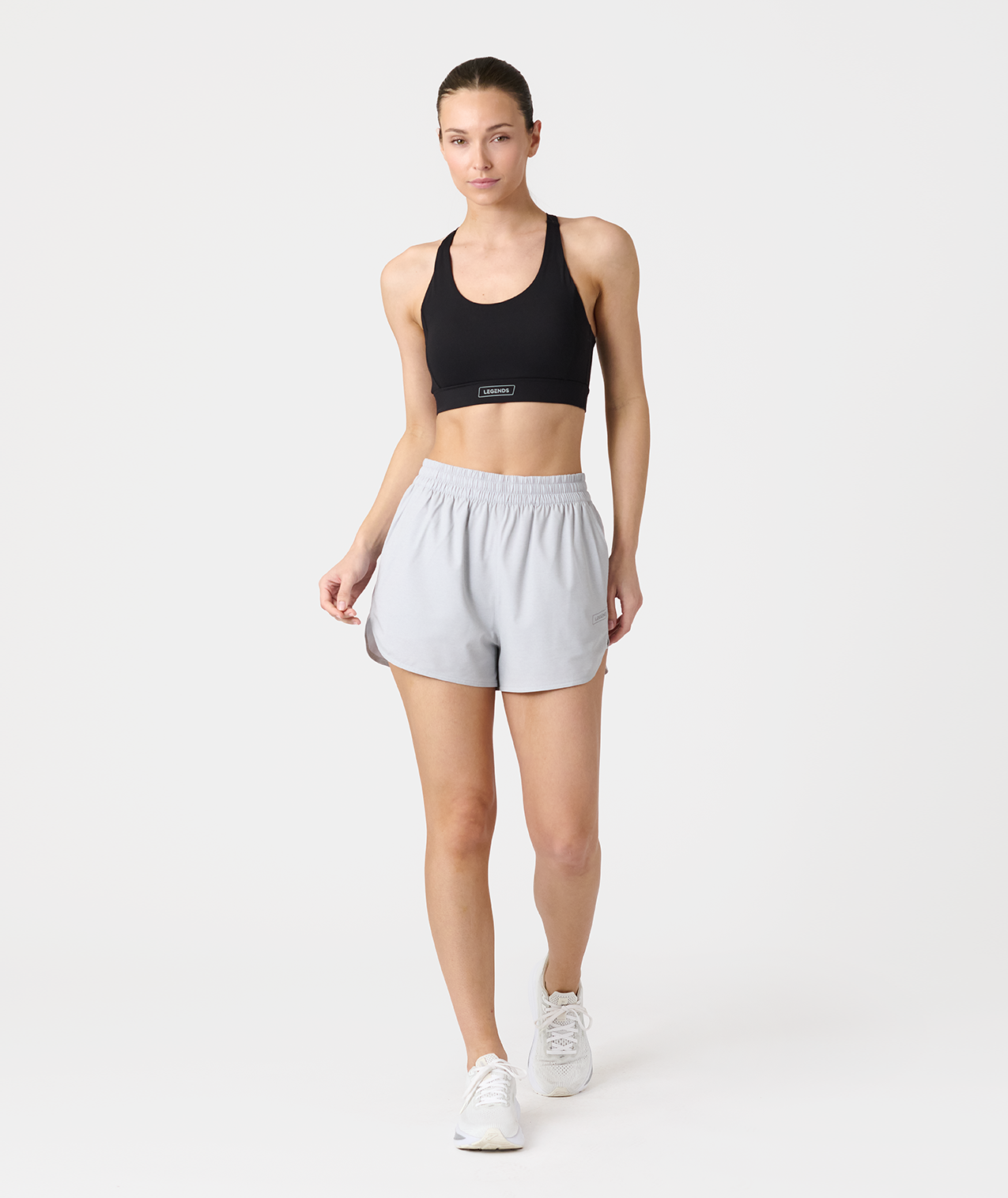 Leni Short Light Gray Heather