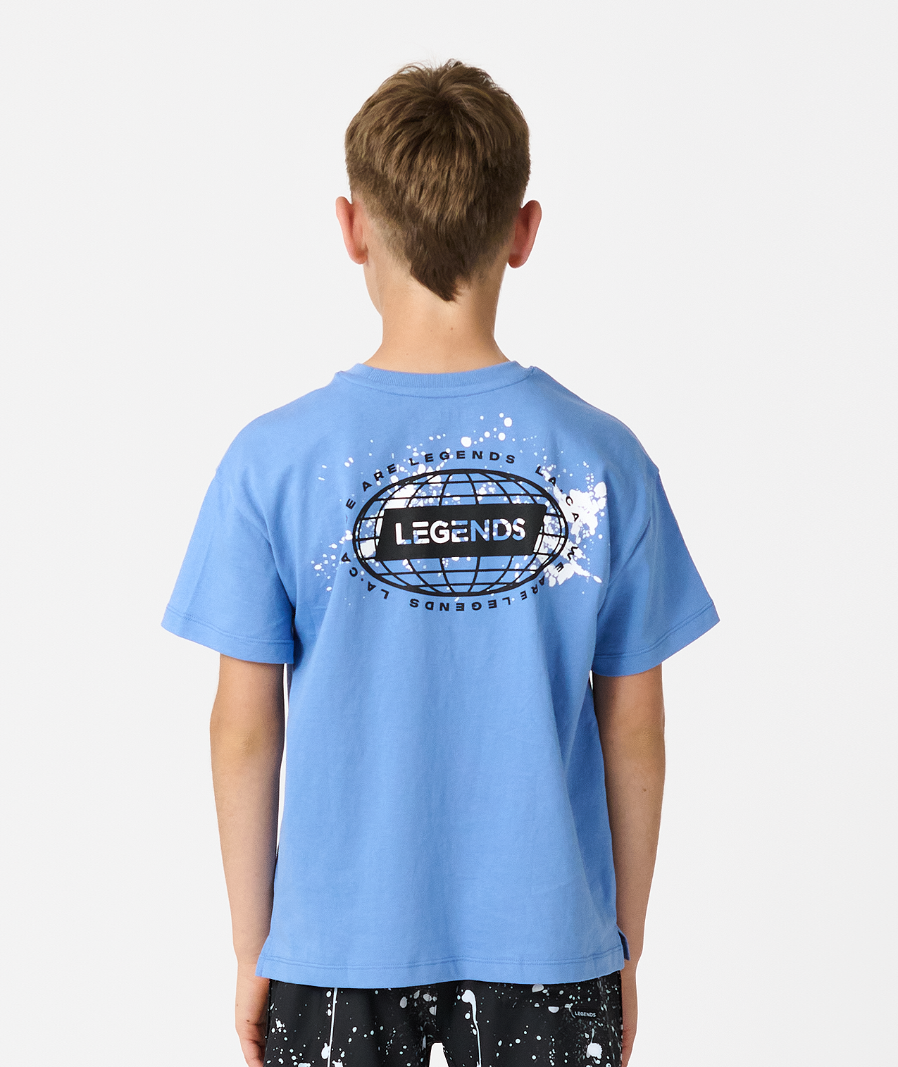 Little Legends Theo Tee Globe Drip - 6