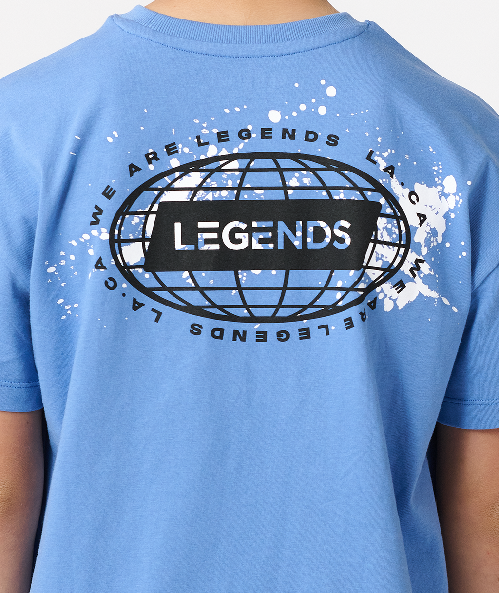 Little Legends Theo Tee Globe Drip - 3