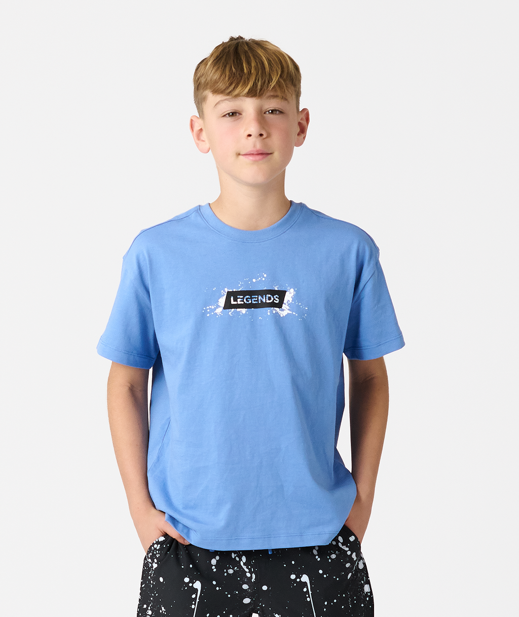 Little Legends Theo Tee Globe Drip - 1