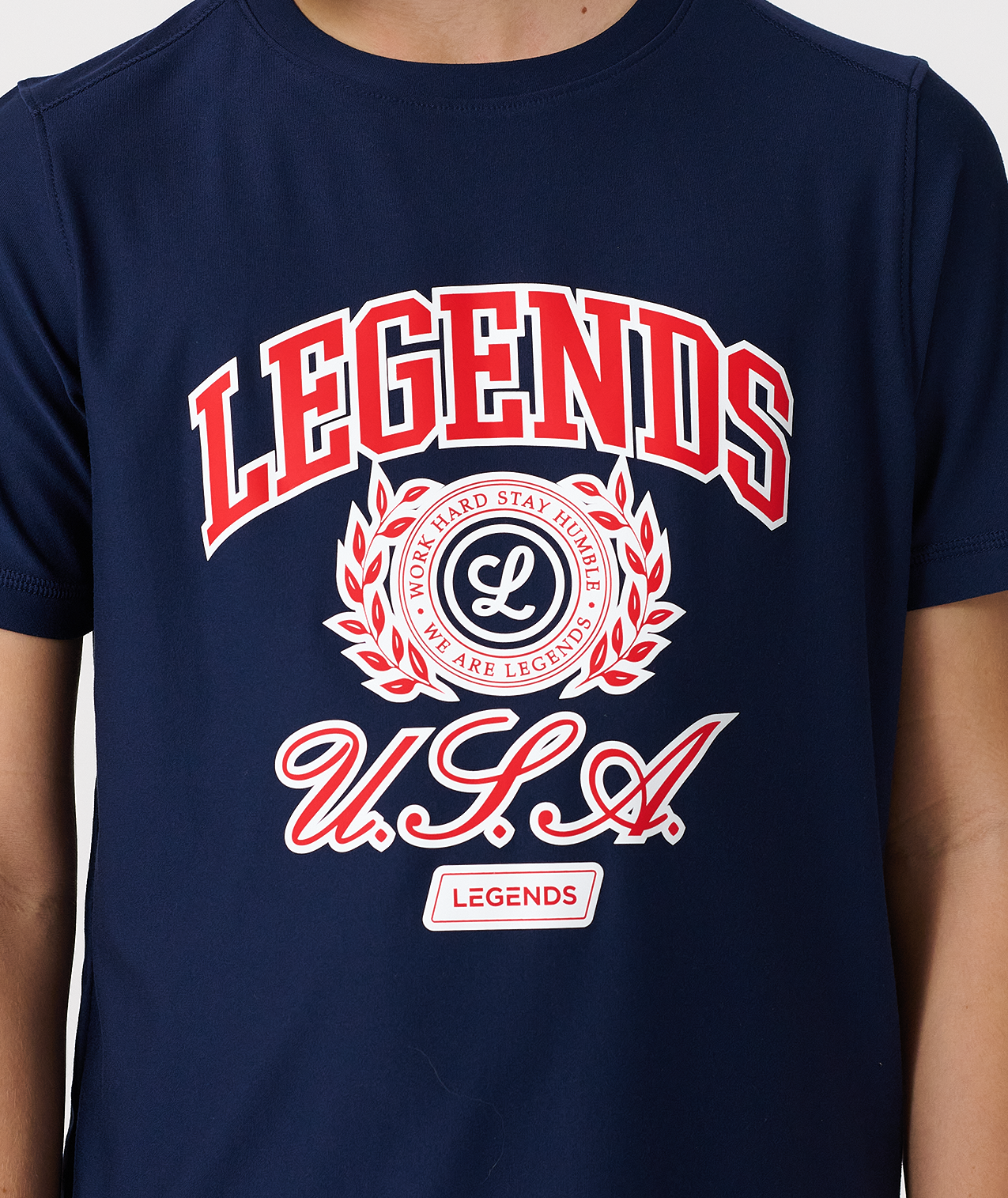 Little Legends Aire Tee USA Navy - 4