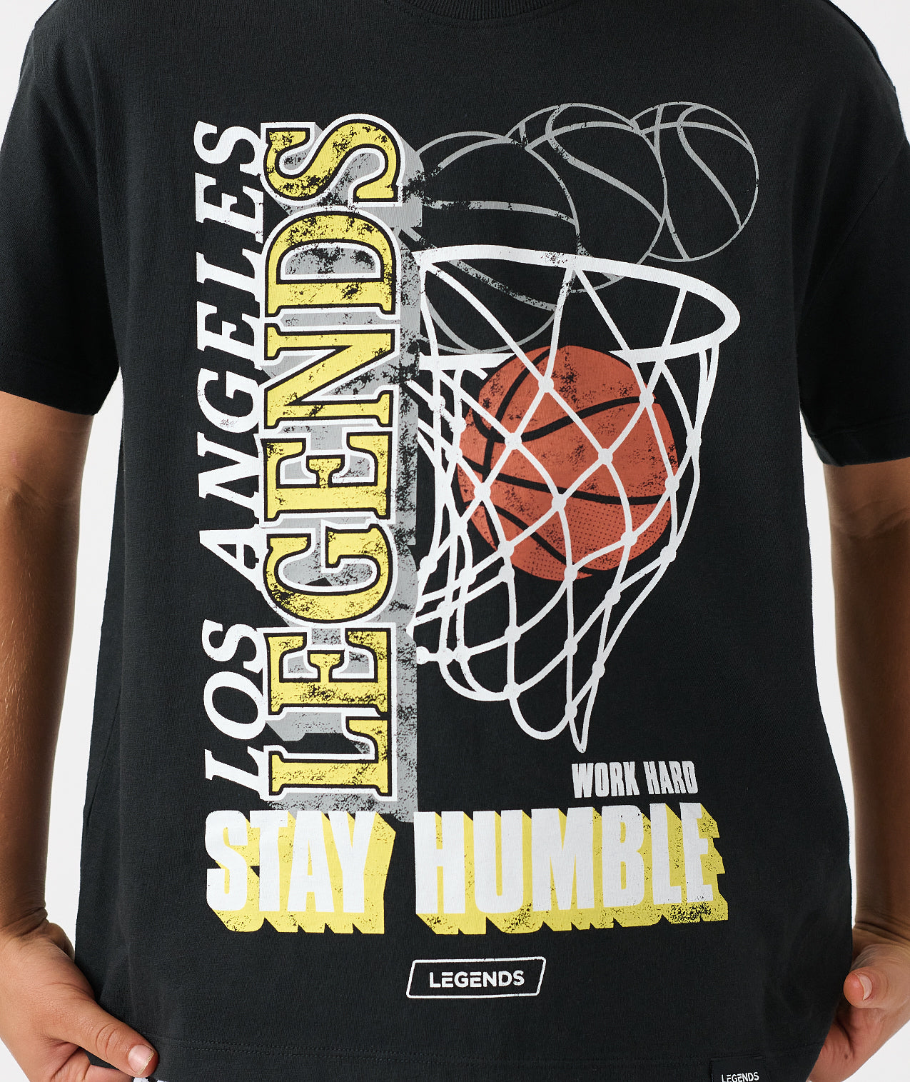 Little Legends Theo Tee Black WHSH - 4