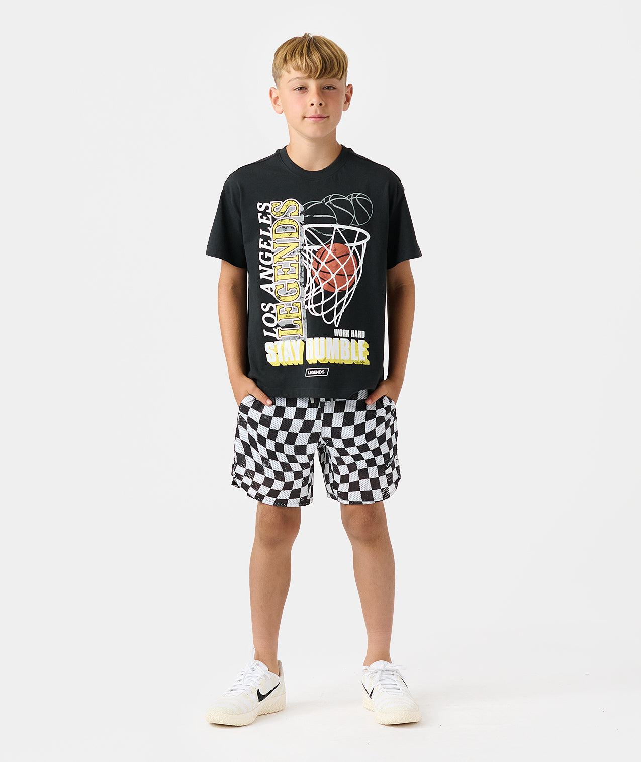 Little Legends Theo Tee Black WHSH - 5