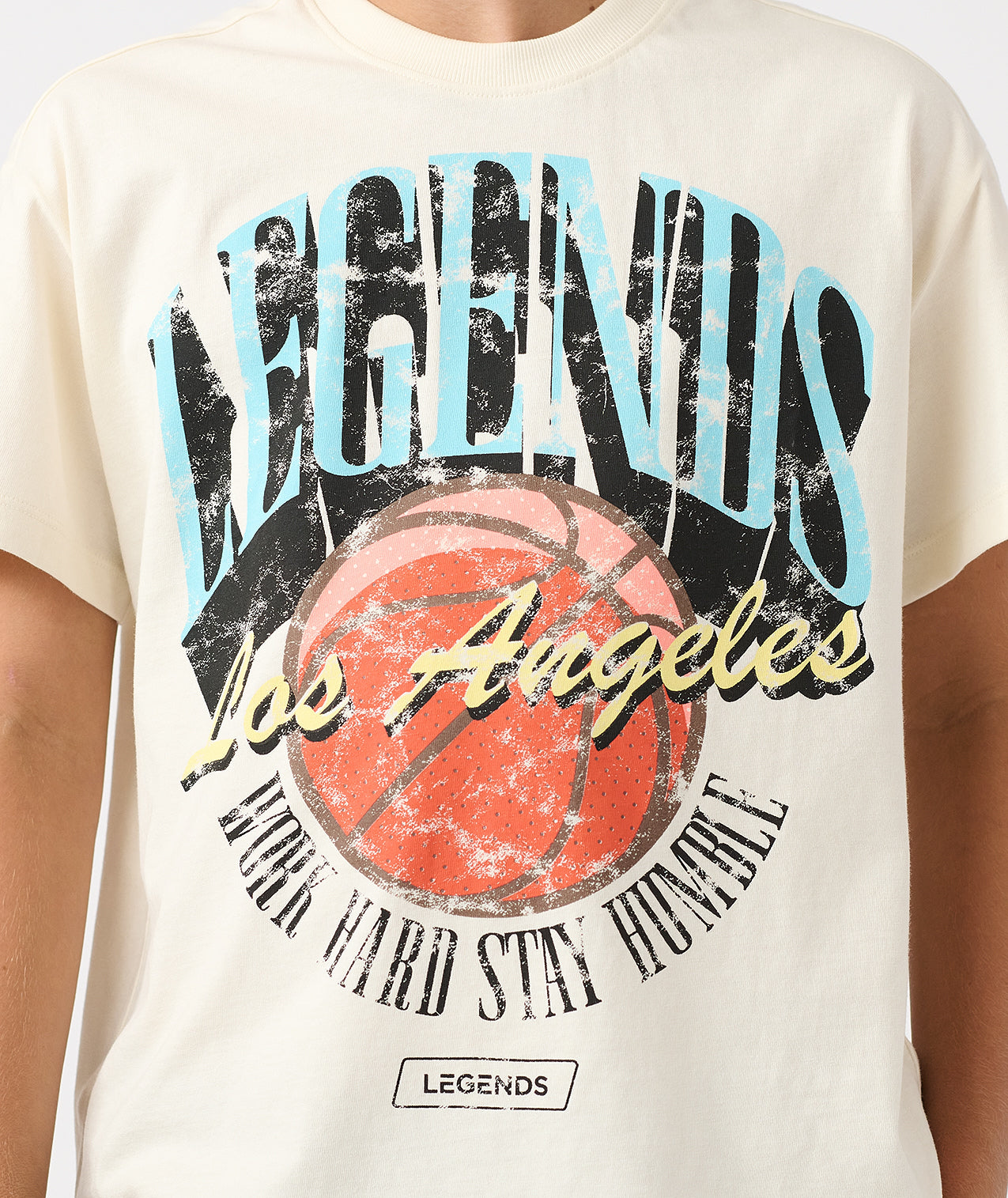 Little Legends Theo Tee Natural White WHSH - 3