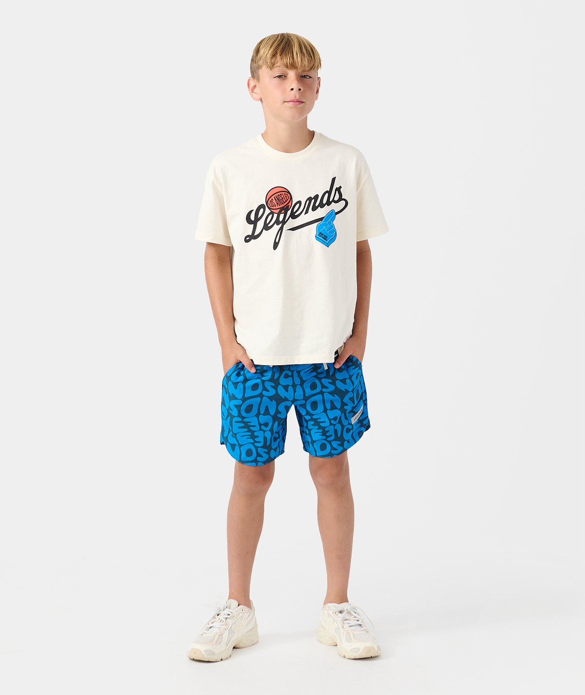 Little Legends Theo Tee Natural White Champs - 4