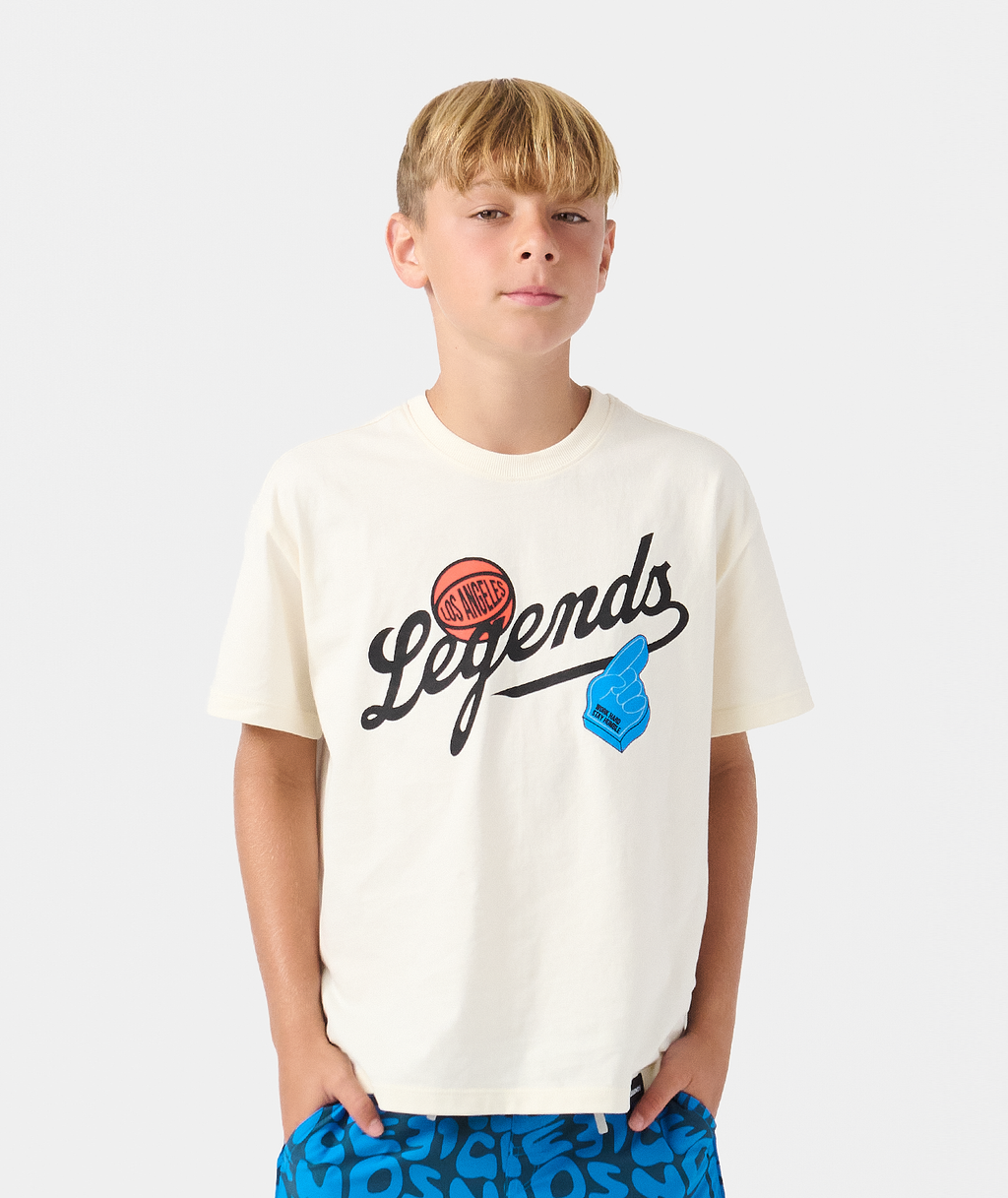 Little Legends Theo Tee Natural White Champs - 1