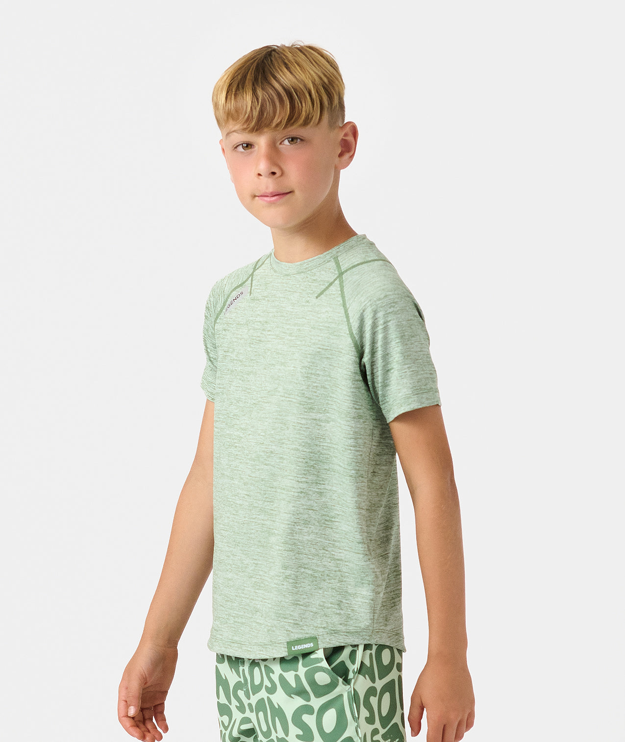 Little Legends Enzo Tee Elm Heather - 2