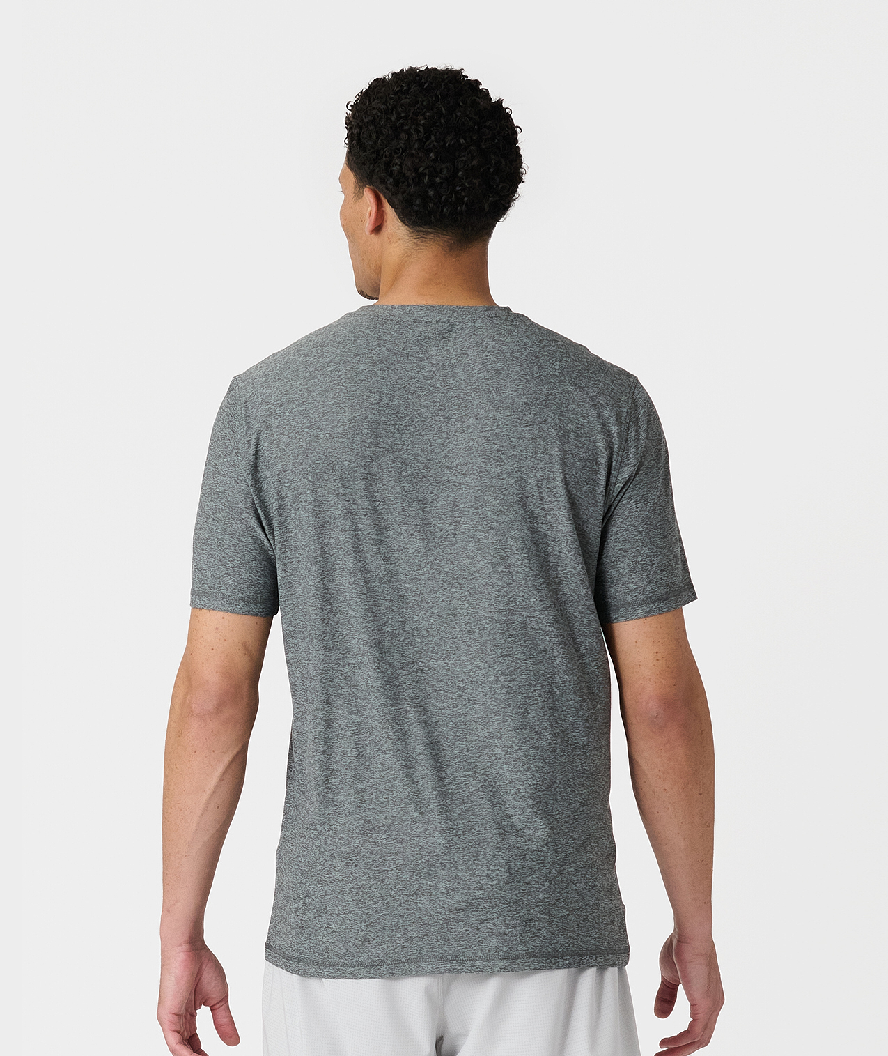 Aire Tee Charcoal Gray Heather