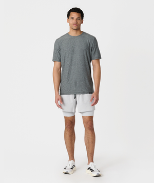Aire Tee Charcoal Gray Heather - 6