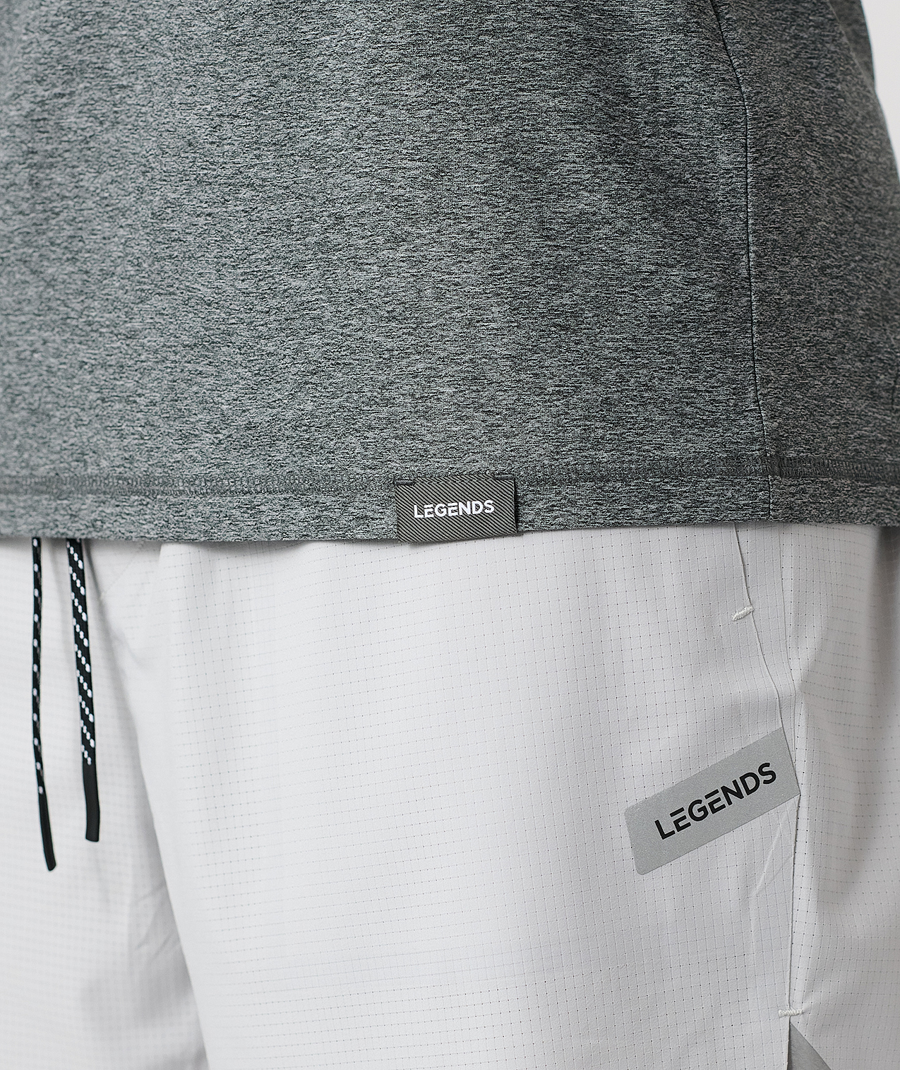 Aire Tee Charcoal Gray Heather