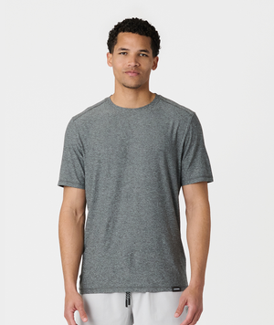 Aire Tee Charcoal Gray Heather - 1