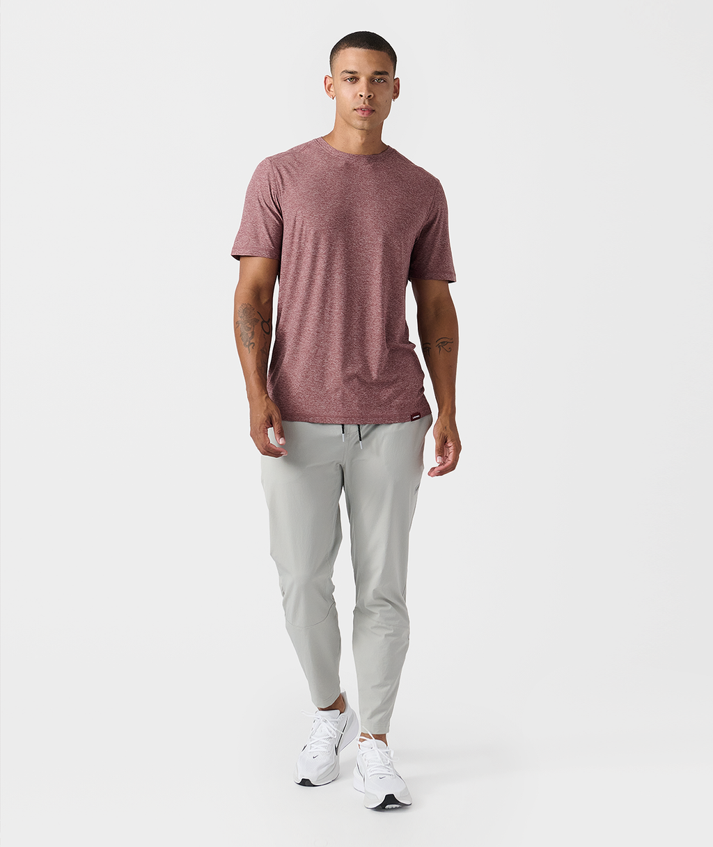 Aire Tee Crimson Heather - 6