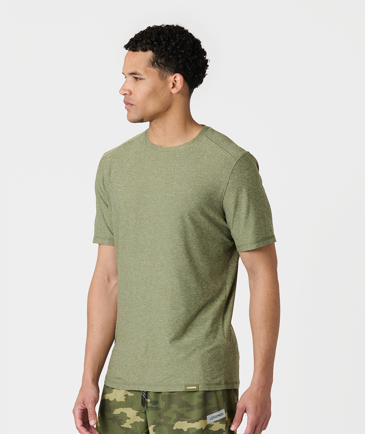 Aire Tee Cypress Heather