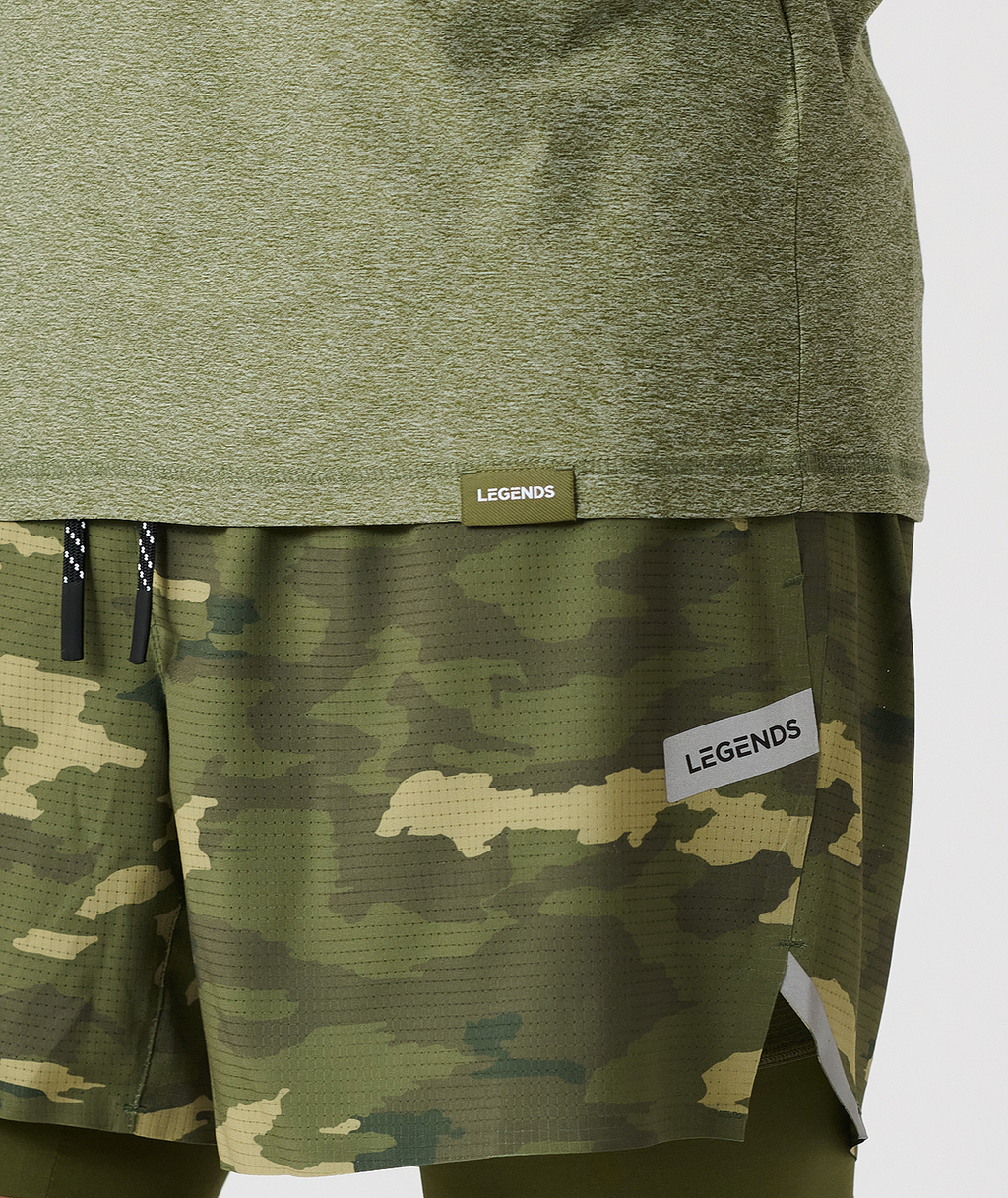 Aire Tee Cypress Heather