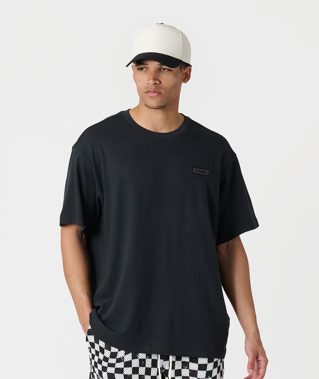 Fairfax Oversized Tee Black