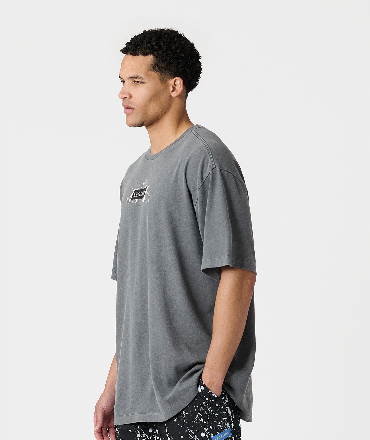 Fairfax Oversized Tee Globe Drip - 2