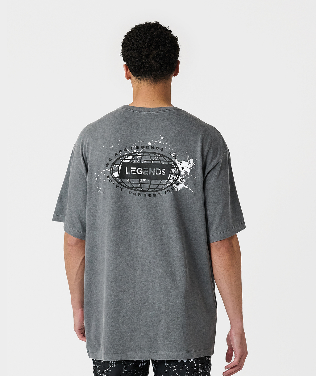Fairfax Oversized Tee Globe Drip - 3