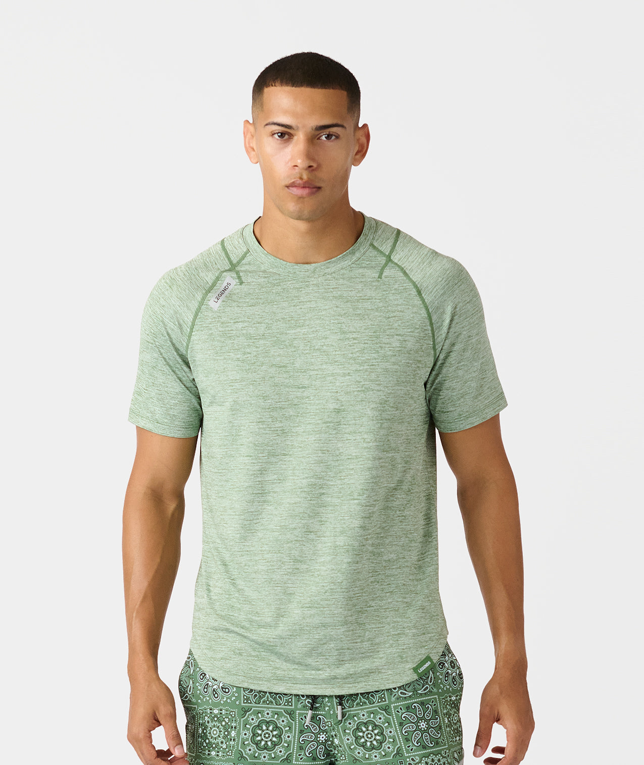 Enzo Tee Elm Heather - 1