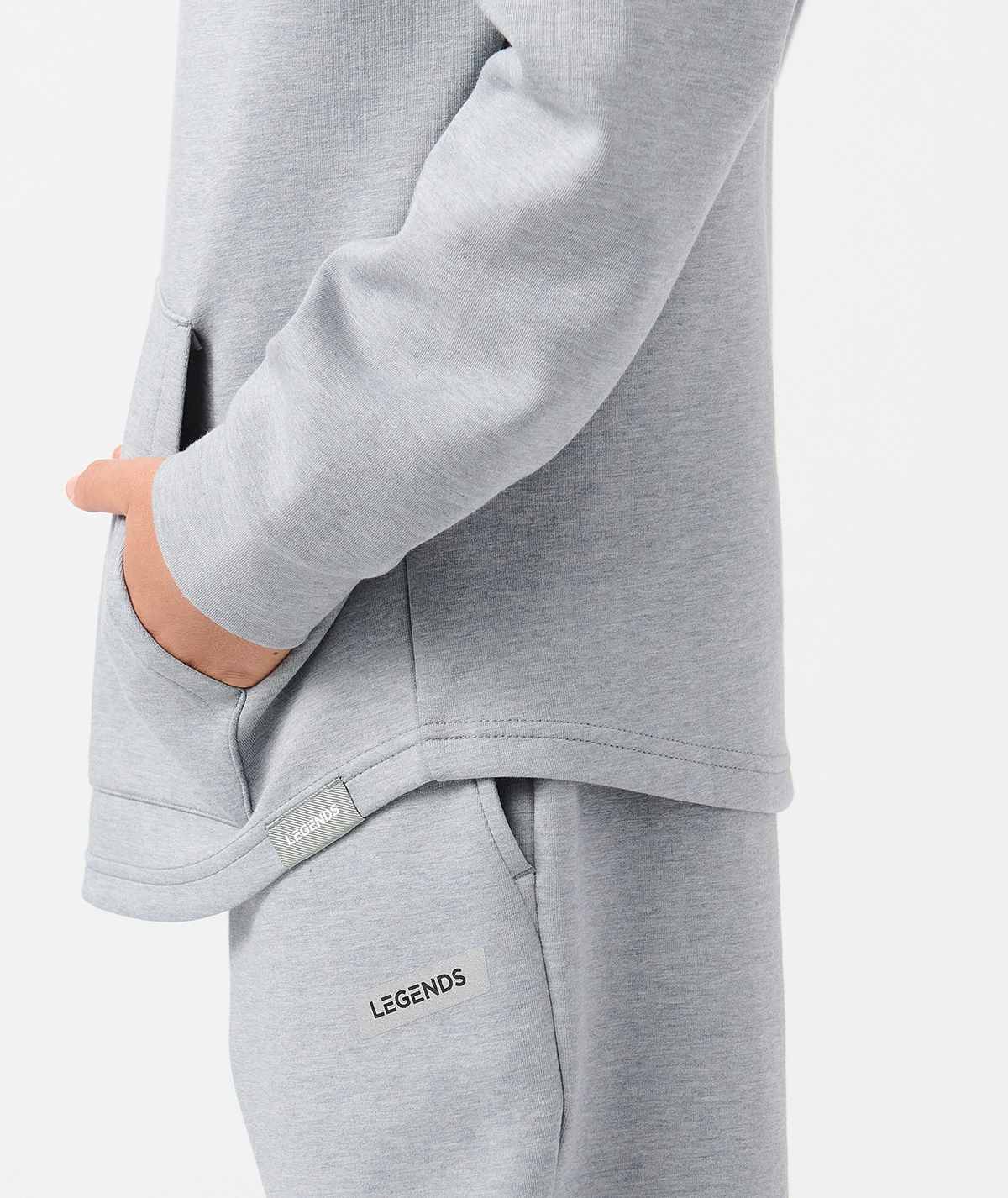 Little Legends Hawthorne Tech Quarter Zip Medium Gray Heather - 5