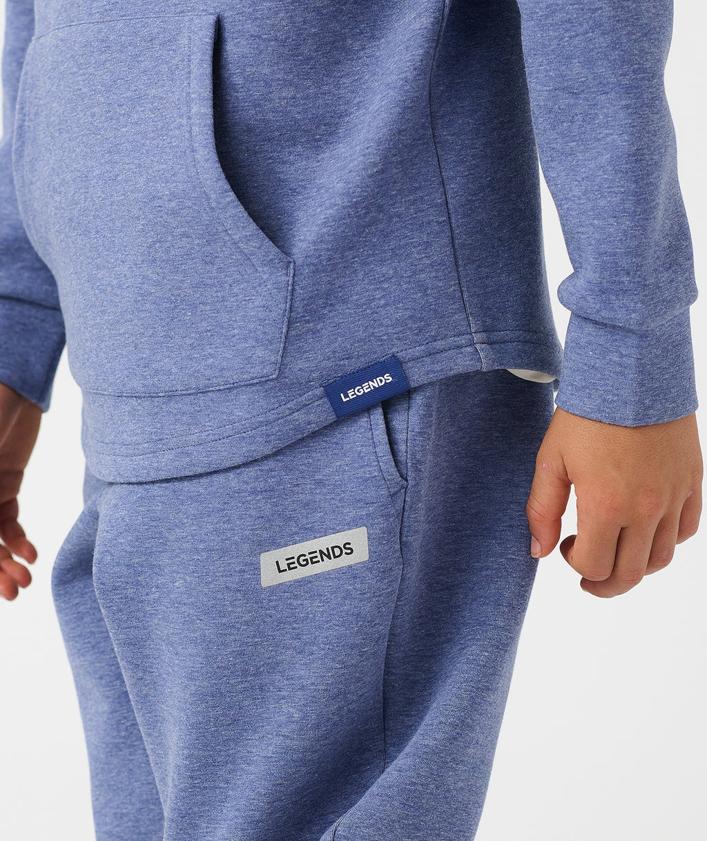 Little Legends Hawthorne Tech Quarter Zip Orion Heather - 4