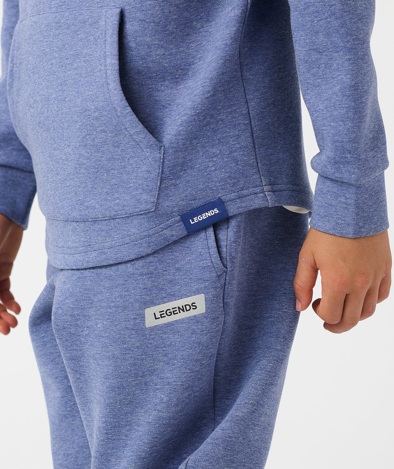 Little Legends Hawthorne Tech Quarter Zip Orion Heather - 4