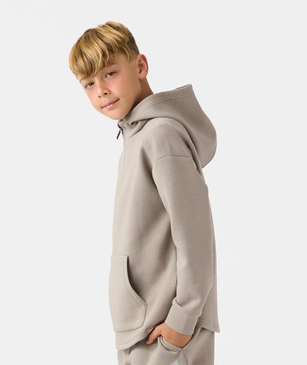 Little Legends Hawthorne Tech Quarter Zip Taupe - 2