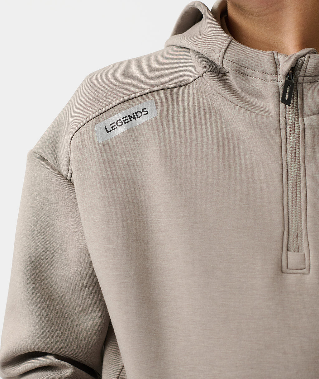 Little Legends Hawthorne Tech Quarter Zip Taupe - 6