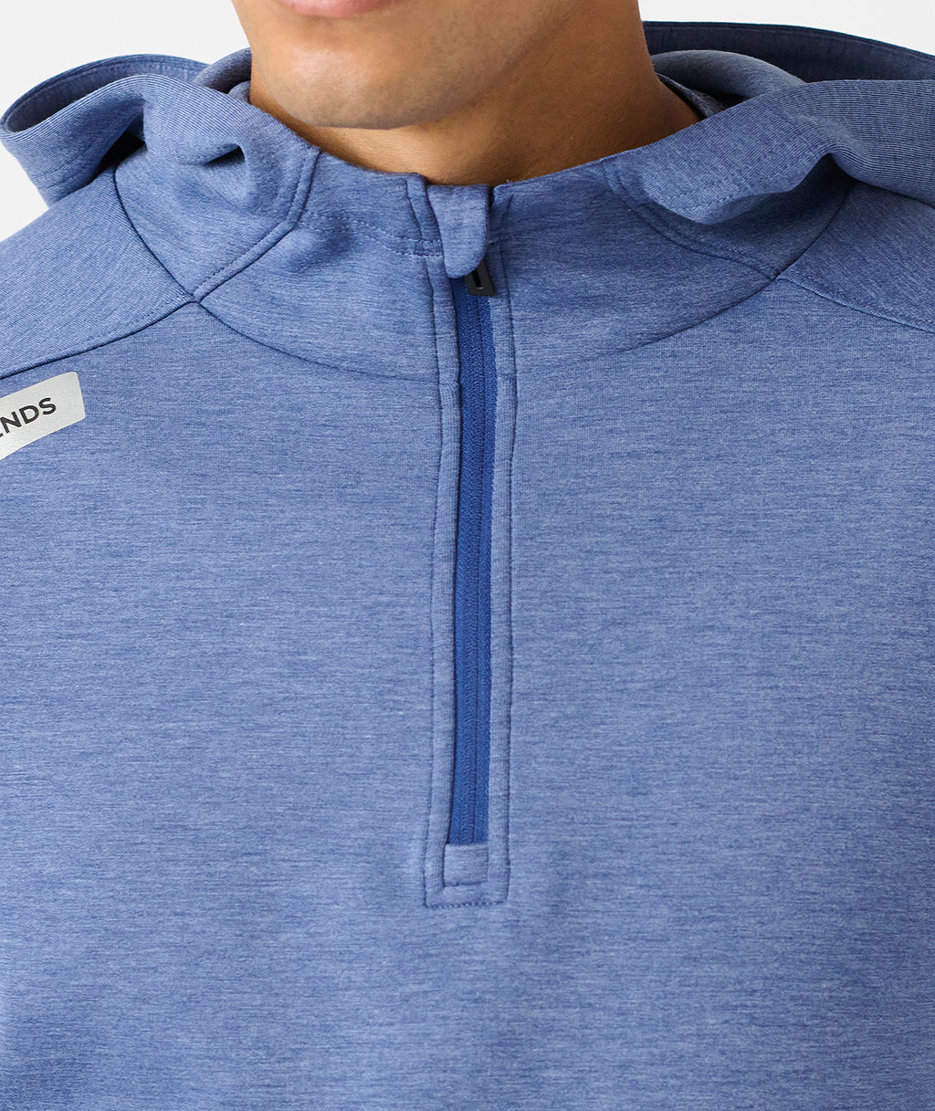 Hawthorne Tech Quarter Zip Hoodie (Slim-Fit) Orion Heather - 8