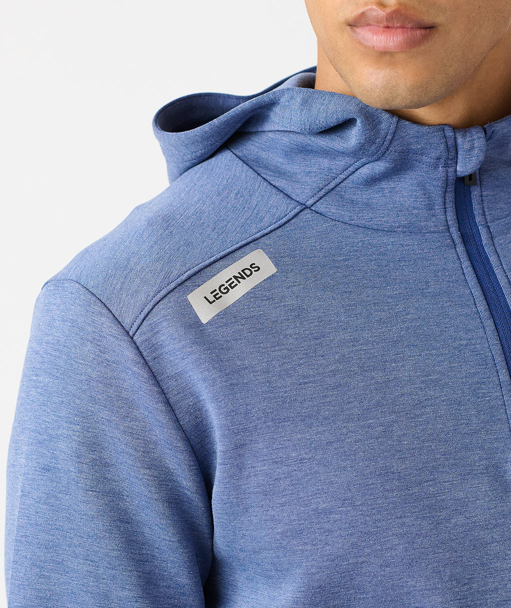 Hawthorne Tech Quarter Zip Hoodie (Slim-Fit) Orion Heather - 7