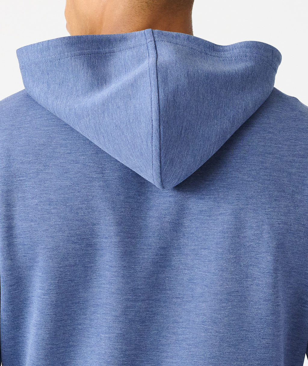 Hawthorne Tech Quarter Zip Hoodie (Slim-Fit) Orion Heather - 4