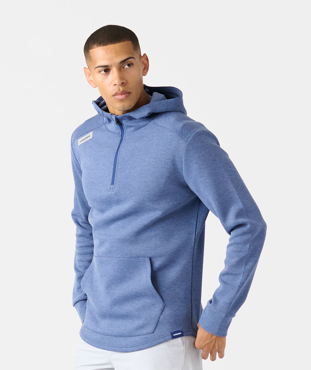 Hawthorne Tech Quarter Zip Hoodie (Slim-Fit) Orion Heather - 2