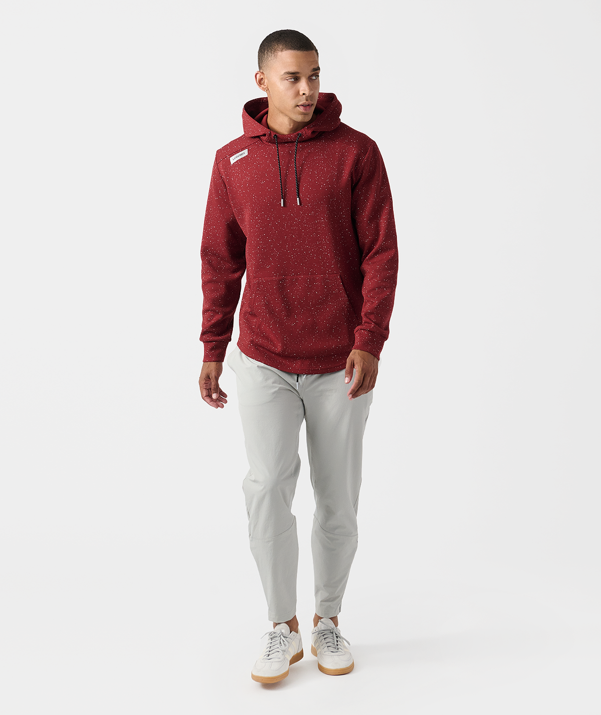 Hawthorne Tech Hoodie Infinity Splatter Crimson - 6