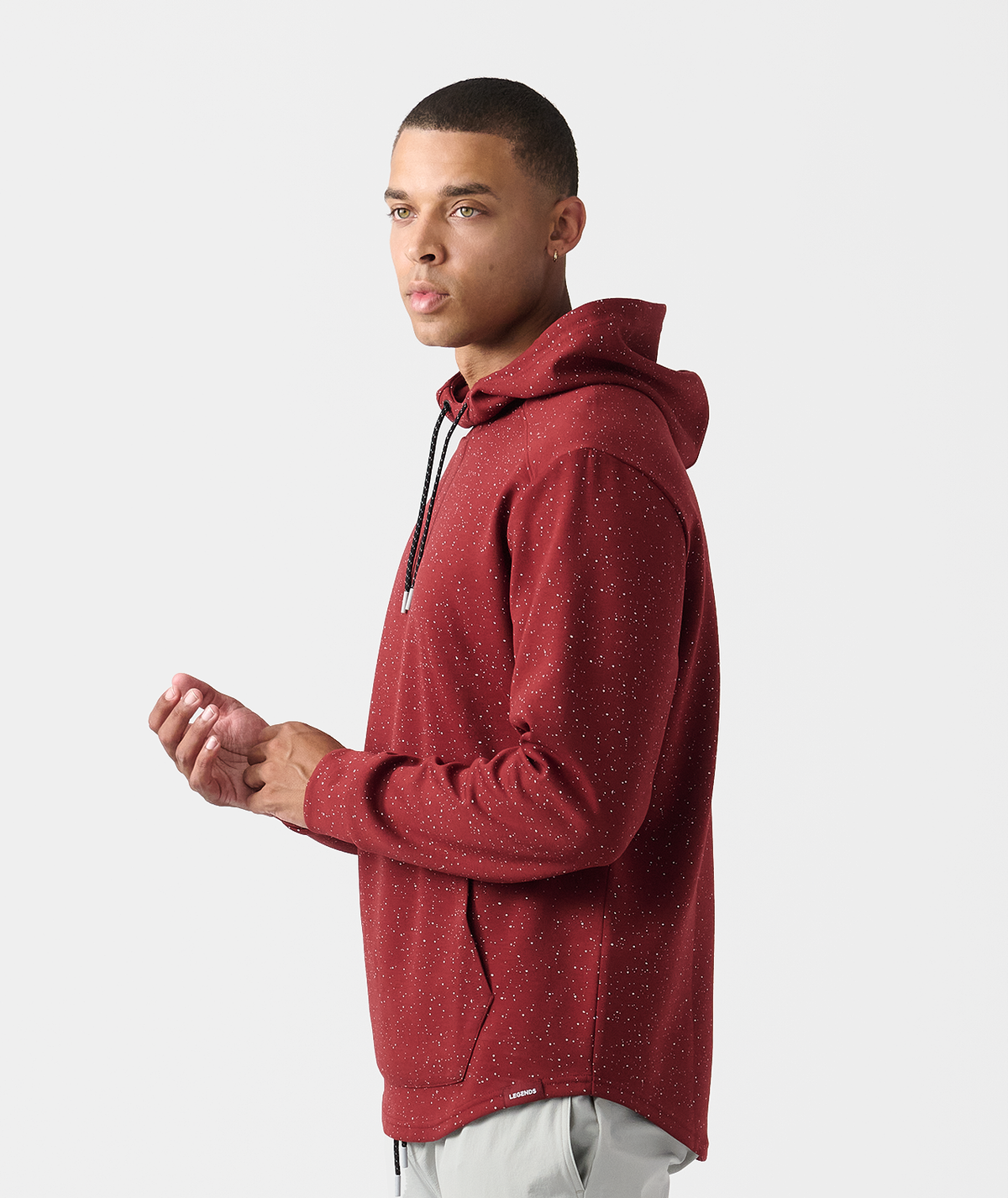 Hawthorne Tech Hoodie Infinity Splatter Crimson - 2