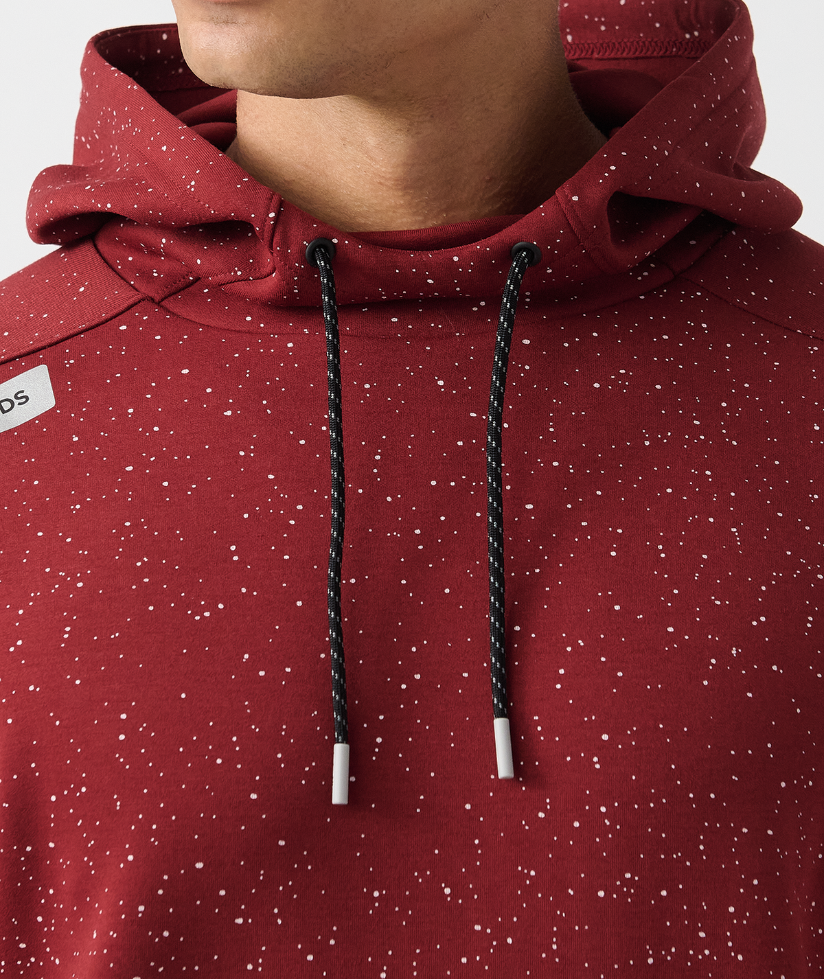Hawthorne Tech Hoodie Infinity Splatter Crimson - 5