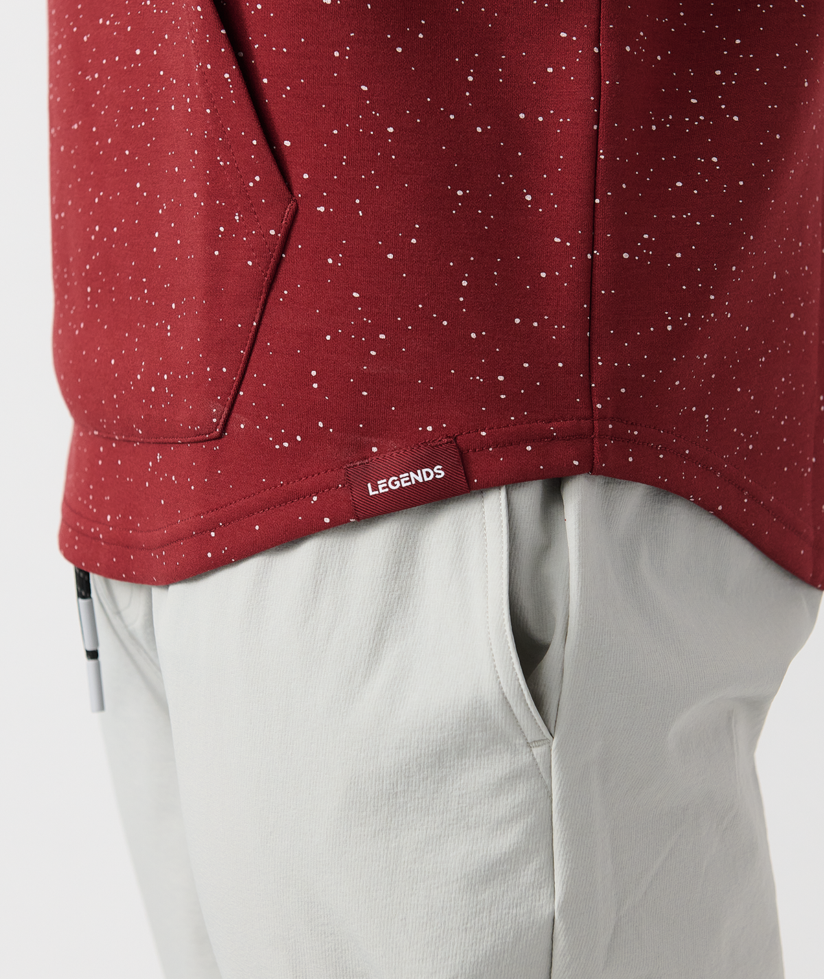 Hawthorne Tech Hoodie Infinity Splatter Crimson - 4