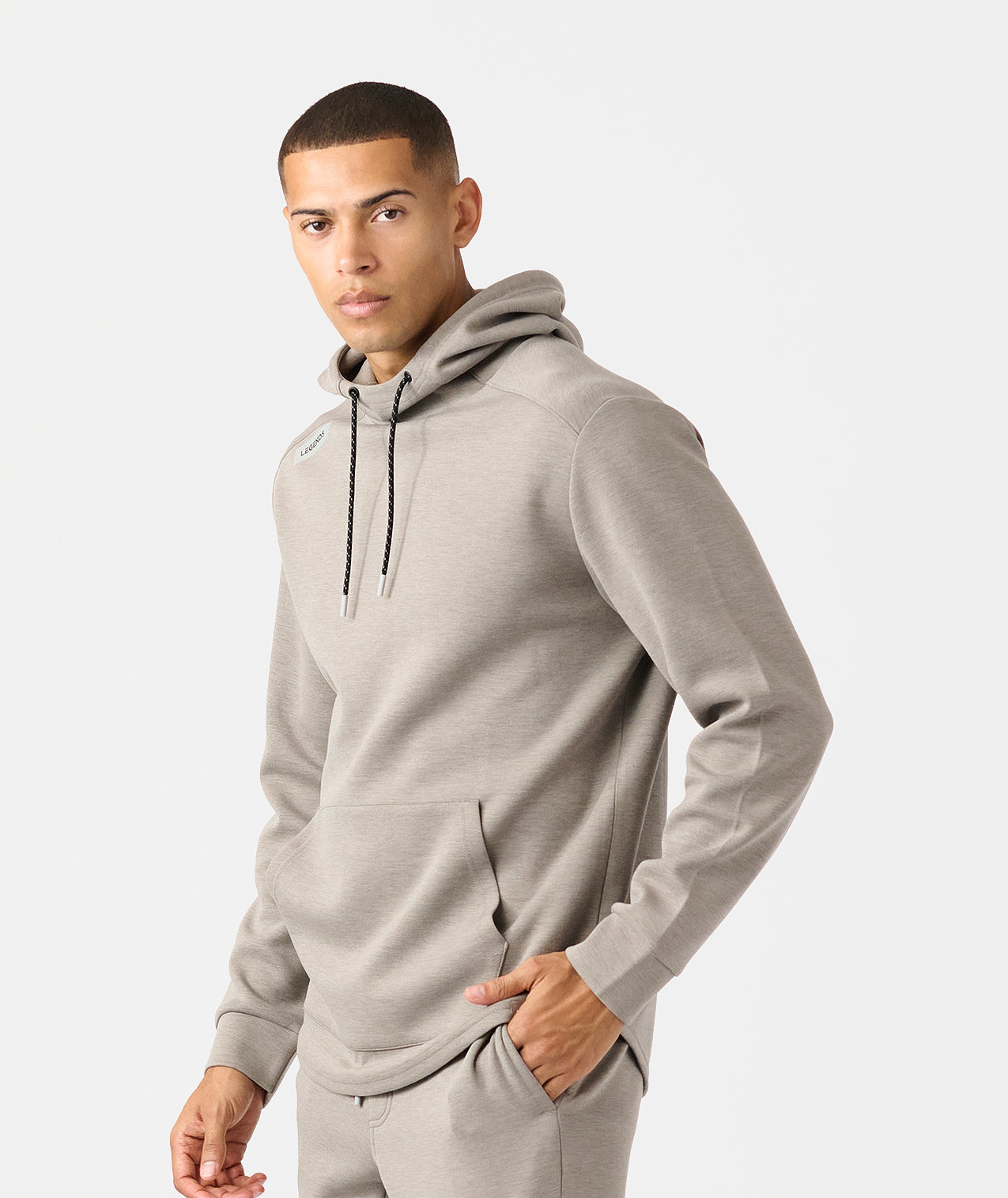 Hawthorne Tech Hoodie Taupe Heather - 2