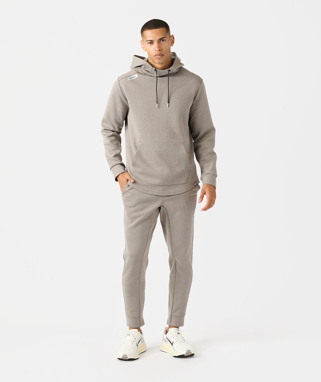 Hawthorne Tech Hoodie Taupe Heather - 8