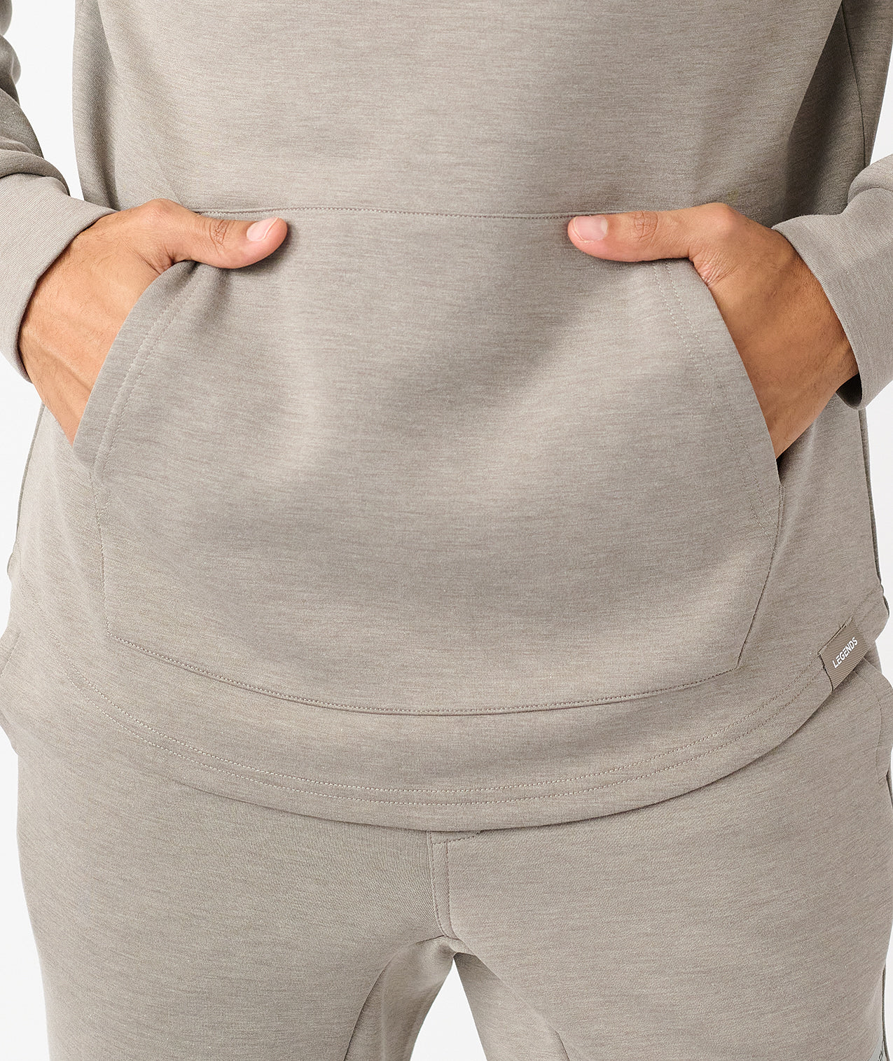 Hawthorne Tech Hoodie Taupe Heather - 6