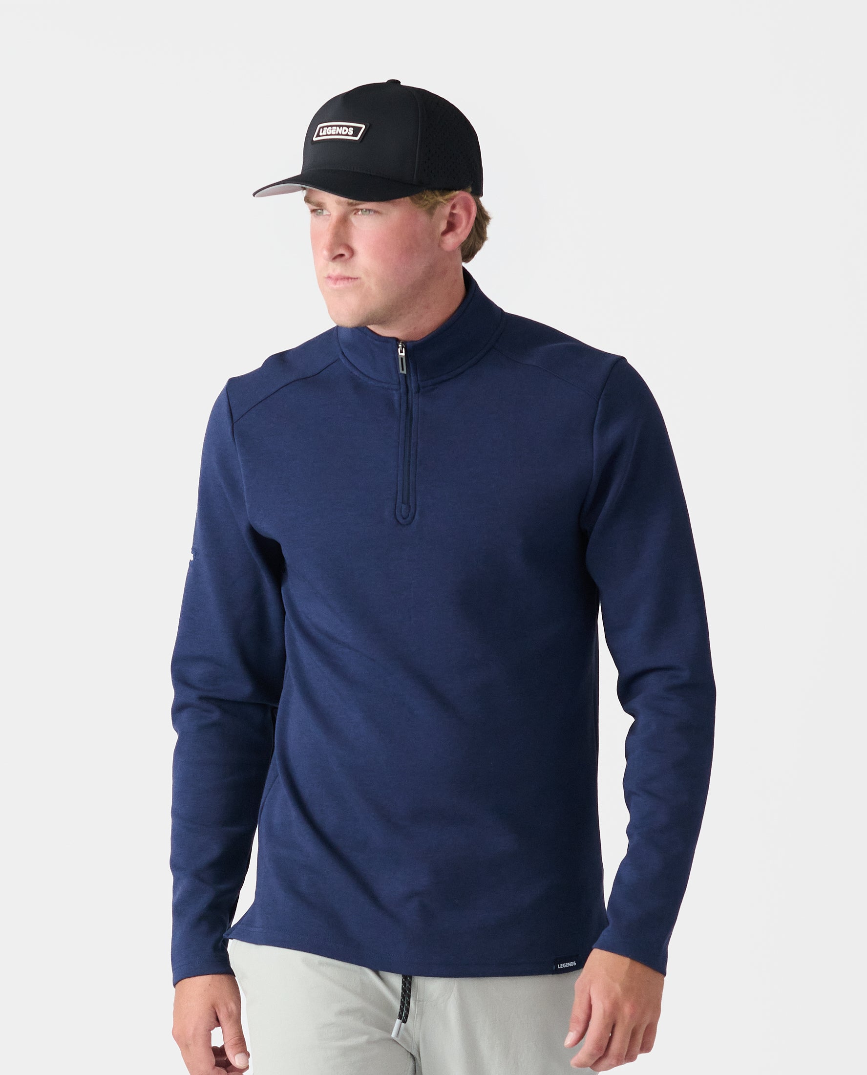 Scuba Quarter Zip Navy - 1