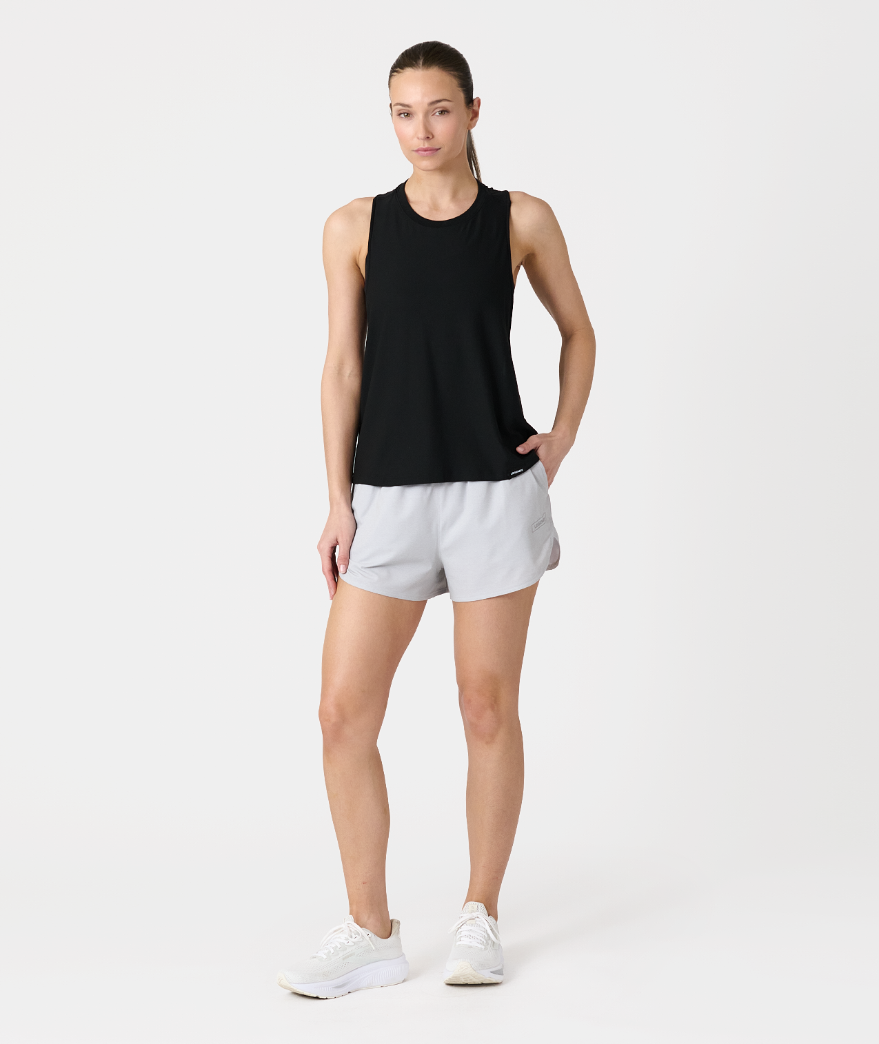 Leni Short Light Gray Heather