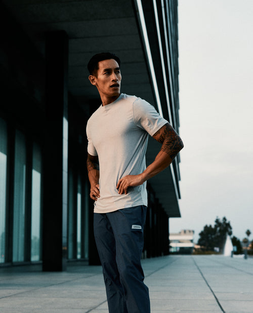 Aire Tee Heather Gray