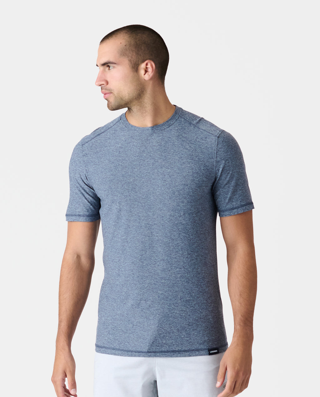 Aire Tee Navy Heather