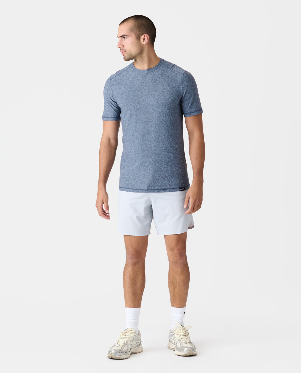 Aire Tee Navy Heather