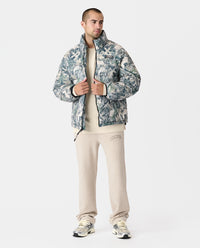 Alpine Puffer Jacket Forest Camo Ice