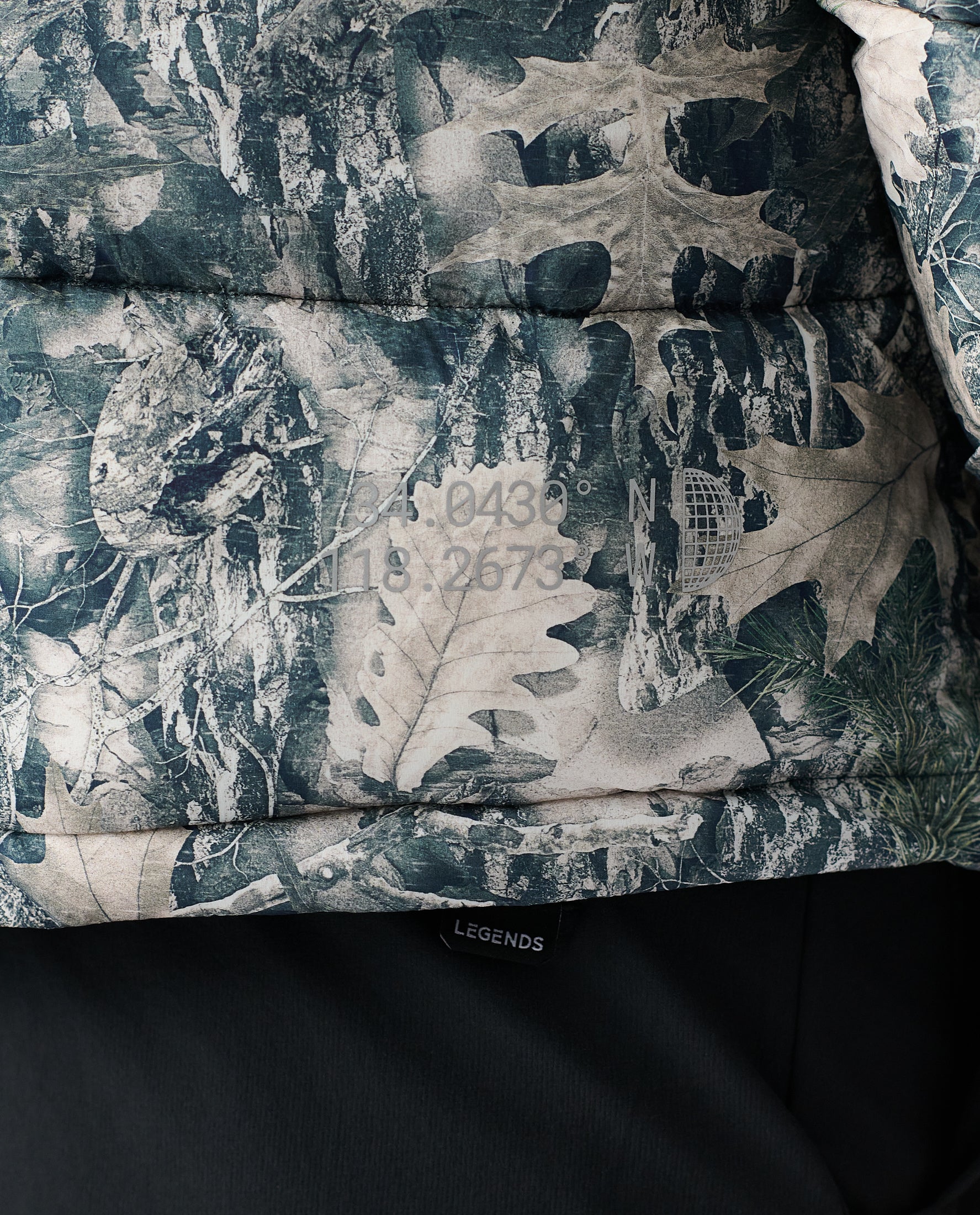 Alpine Puffer Jacket Forest Camo Ice