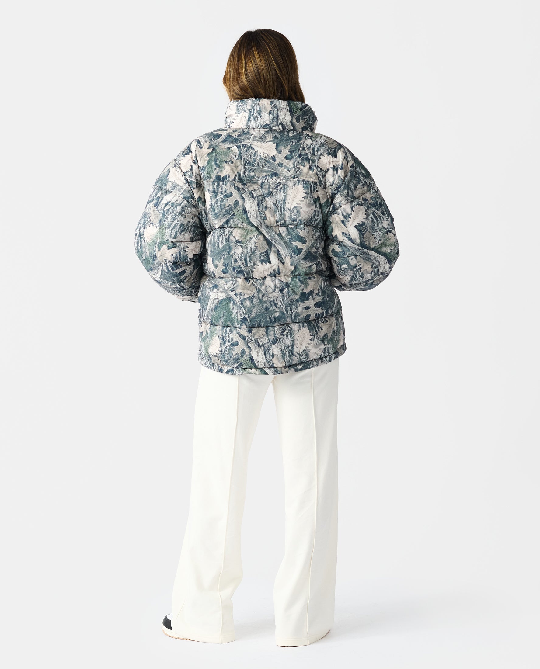 Alpine Puffer Jacket Forest Camo Ice