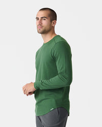 Aviation Tee Curved Hem LS Sierra