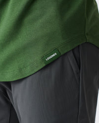 Aviation Tee Curved Hem LS Sierra